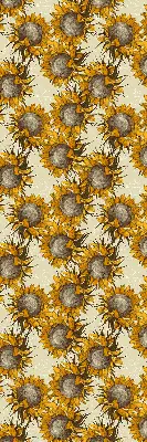 Fabric roller blind for window sunflower shade