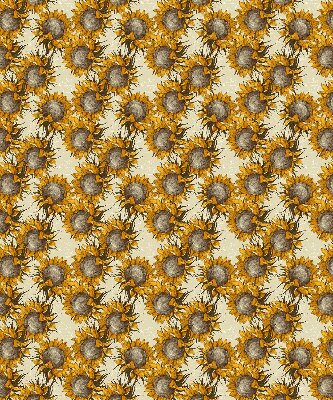 Fabric roller blind for window sunflower shade