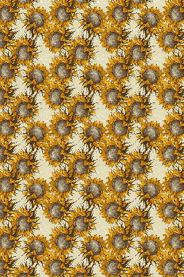 Fabric roller blind for window sunflower shade