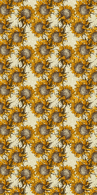 Fabric roller blind for window Sunflower