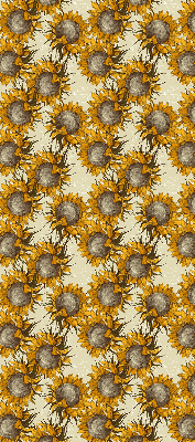 Fabric roller blind for window sunflower shade