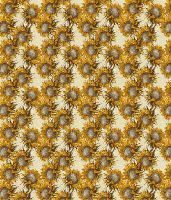 Fabric roller blind for window sunflower shade