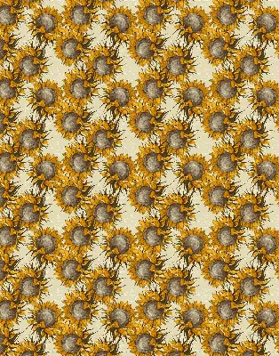 Fabric roller blind for window sunflower shade