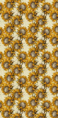 Fabric roller blind for window sunflower shade