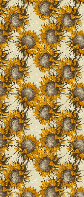 Fabric roller blind for window Sunflower