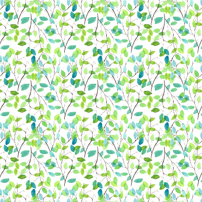 Fabric roller blind for window Twigs
