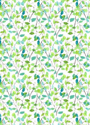 Fabric roller blind for window Twigs