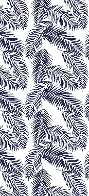 Blackout roller blind fern leaves pattern