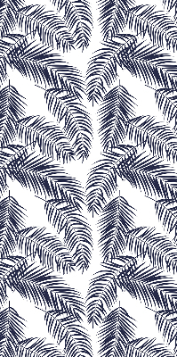 Blackout roller blind fern leaves pattern