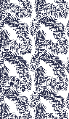 Blackout roller blind fern leaves pattern