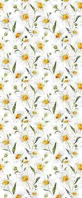 Blackout roller blind for window Daisies