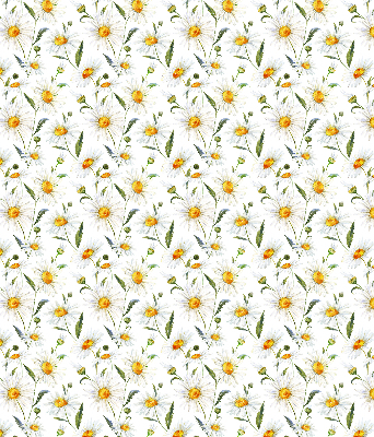 Blackout roller blind for window Daisies