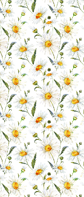 Blackout roller blind for window Daisies