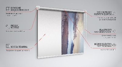 Blackout roller blind Painted picture