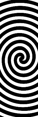 Fabric roller blind for window Hypnotizing circle