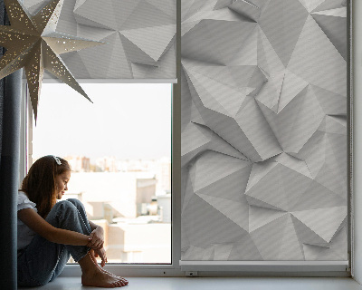 Blackout roller blind 3D paper wall