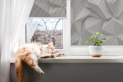 Blackout roller blind 3D paper wall