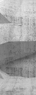 Fabric roller blind for window 3D stone wall