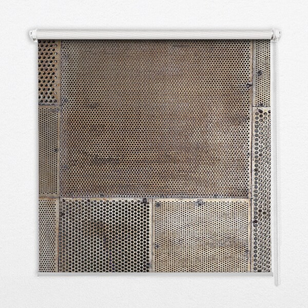 Blackout roller blind for window Metal wall
