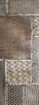 Blackout roller blind for window Metal wall