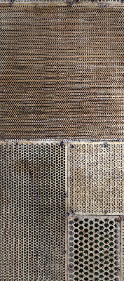 Blackout roller blind for window Metal wall