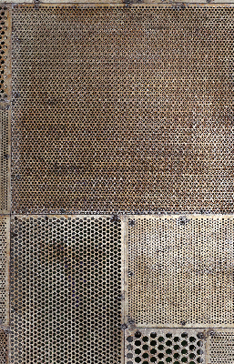 Blackout roller blind for window Metal wall