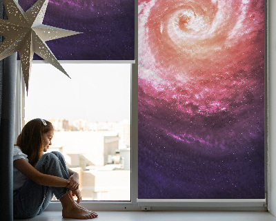 Fabric roller blind for window Galaxy