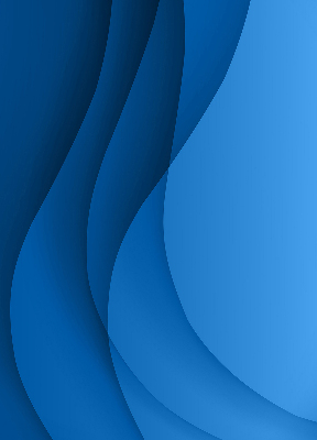Fabric roller blind for window Blue waves