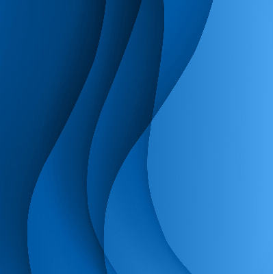 Fabric roller blind for window Blue waves