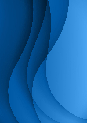 Fabric roller blind for window Blue waves