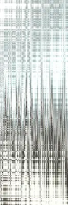 Fabric roller blind for window mirror abstraction design