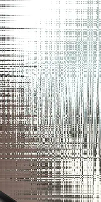 Fabric roller blind for window mirror abstraction design