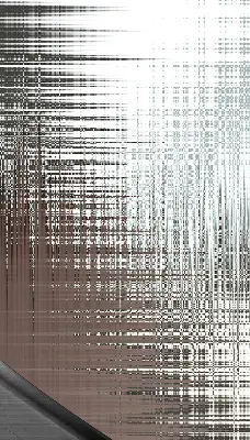 Fabric roller blind for window mirror abstraction design