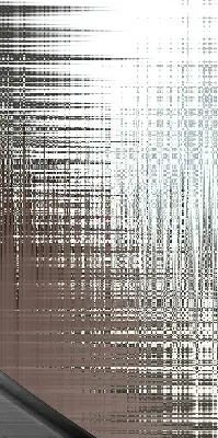 Fabric roller blind for window mirror abstraction design