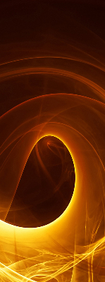 Fabric roller blind for window Orange abstraction
