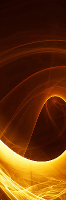 Fabric roller blind for window Orange abstraction