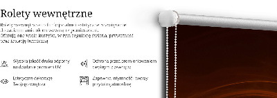 Fabric roller blind for window Orange abstraction