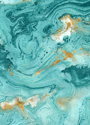 Blackout roller blind for window Turquoise granite