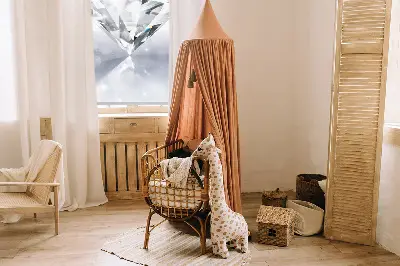 Fabric roller blind for window diamonds pattern