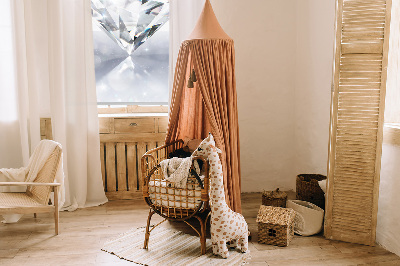 Fabric roller blind for window Diamonds