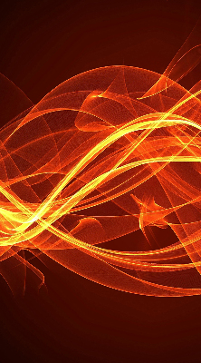 Blackout roller blind for window Orange abstraction