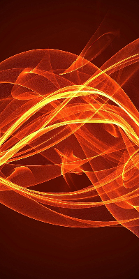 Blackout roller blind for window Orange abstraction