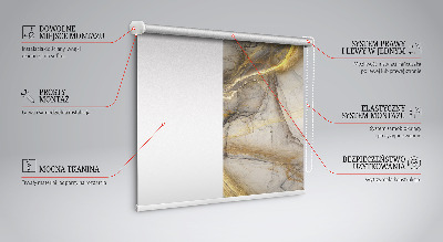 Fabric roller blind for window Decorative raw material
