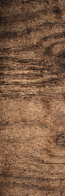 Fabric roller blind for window Dark wood