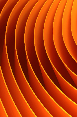 Blackout roller blind for window Orange abstraction