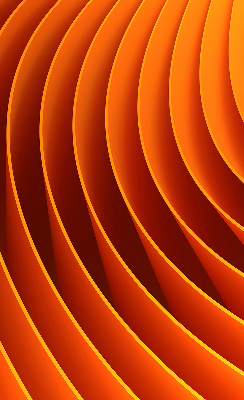 Blackout roller blind for window Orange abstraction