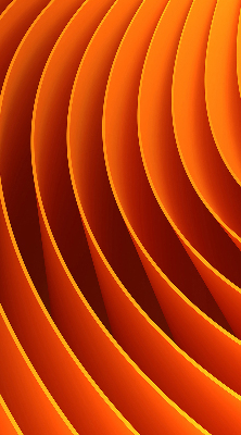 Blackout roller blind for window Orange abstraction