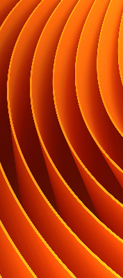 Blackout roller blind for window Orange abstraction