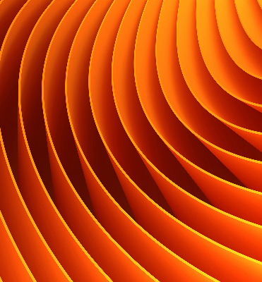 Blackout roller blind for window Orange abstraction