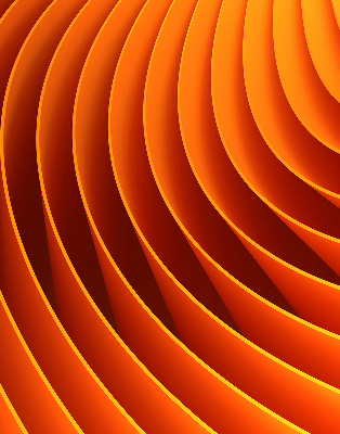 Blackout roller blind for window Orange abstraction